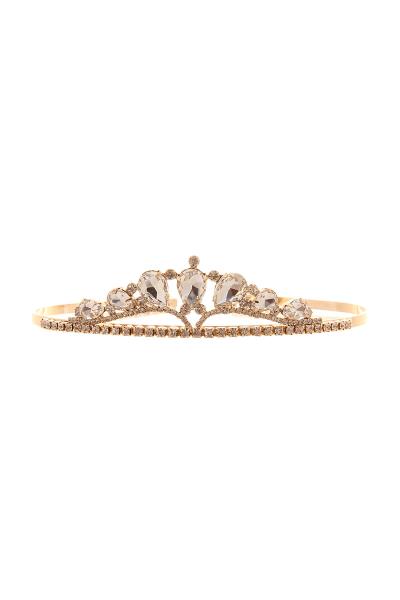 LUXURY RHINESTONE CRYSTAL CROWN TIARA