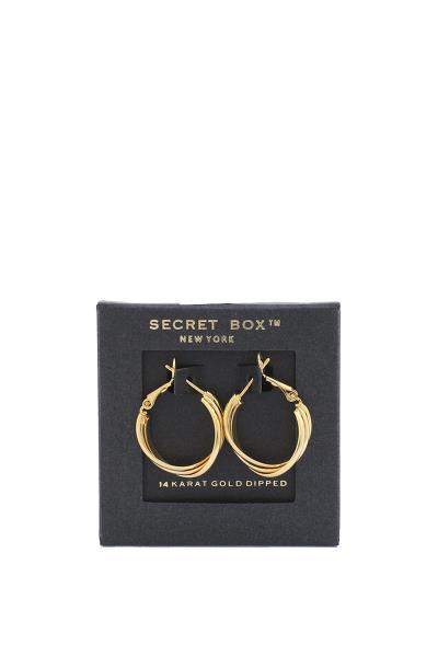 SECRET BOX Triple Ring Earring
