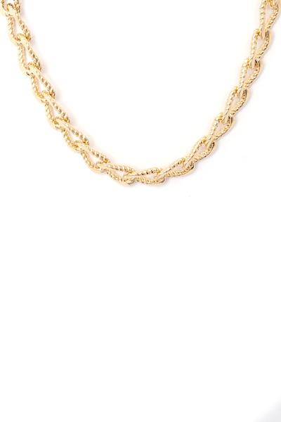 UNIQUE METAL CHAIN NECKLACE