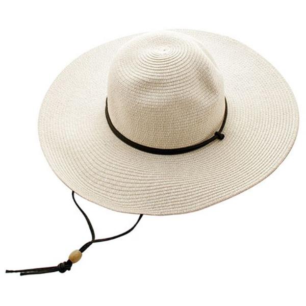 PLAIN SMOOTH STRING FLAPPY SUN HAT