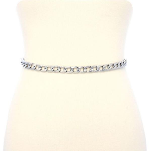 BASICL METAL BELLY WAIST CHAIN BELT