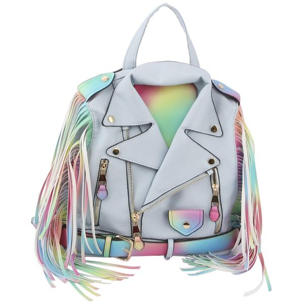 Modern Fringe Motorcycle Jacket Backpack