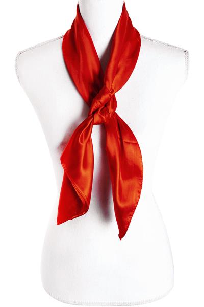 BORDERED SHADOW PAISLEY PRINT SILKY BANDANA SQUARE NECK SCARF