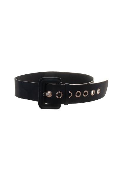 RECTANGLE BUCKLE WIDE BELT