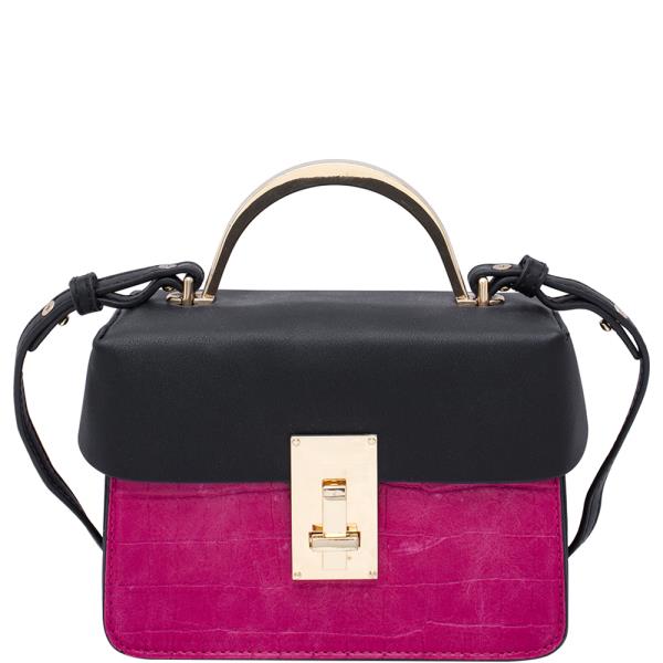 Two Tone Fashion Satchel Bag