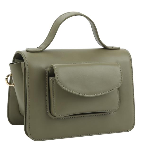 Modern Smooth Satchel Bag