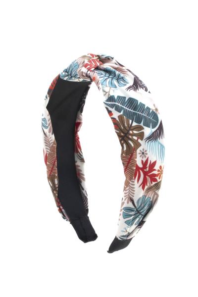 Leaf Print Mid Knot Headband