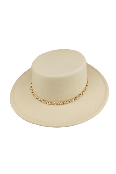 SMOOTH SOFT BRIM CHAIN LINK HAT