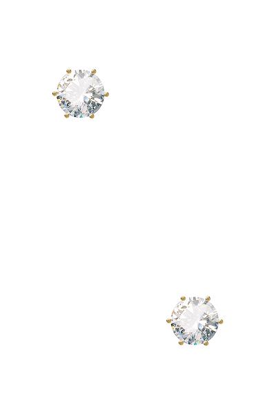 CRYSTAL 9MM CHIC STUD EARRING