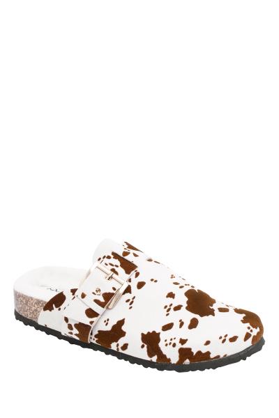 STYLISH BUCKLE FUR SLIPPER 12 PAIRS