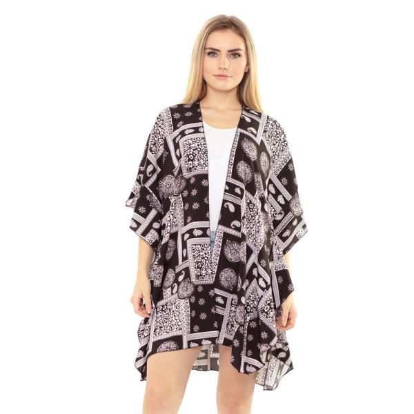 Paisley Ruffle Kimono