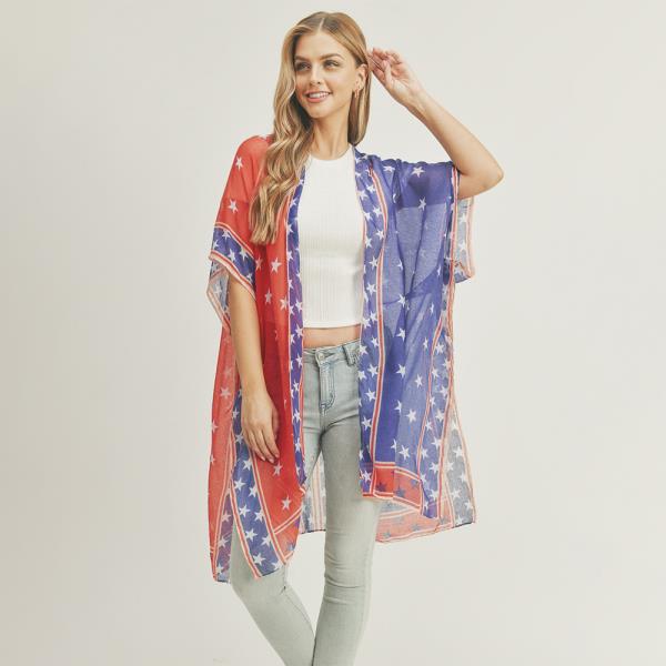 American Flag Kimono