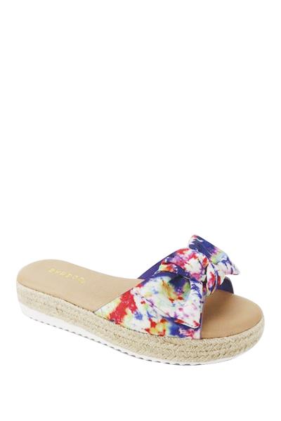 MULTI DESIGN RIBBON THICK SLIPPER