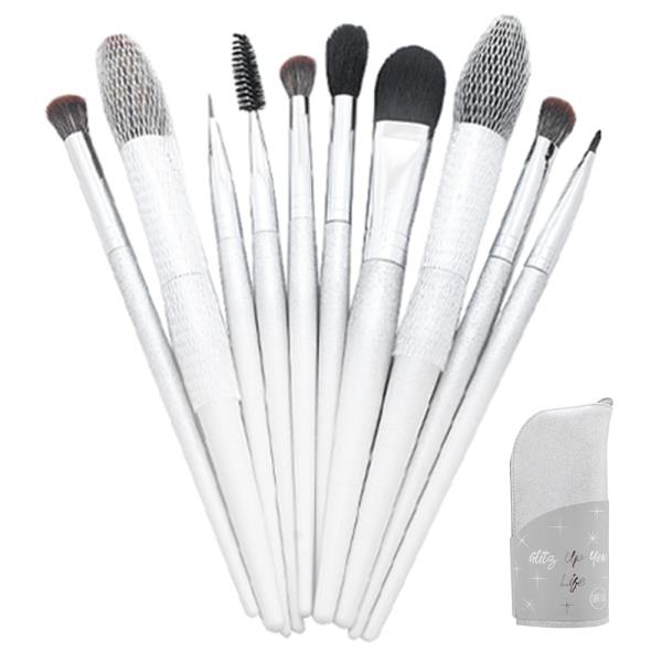 GLITZ UP LIFE COSMETIC BRUSH BAG SET