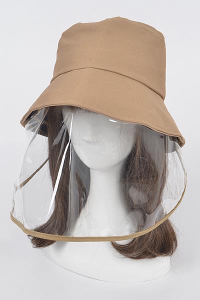 FASHION FACE SHIELD BUCKET HAT