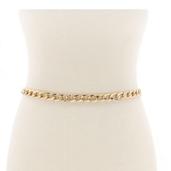 FASHION BASIC METAL CHAIN BELT