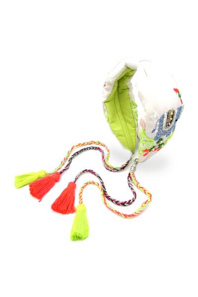 Seed Bead Thread Tassel Embroidery Tale Headband
