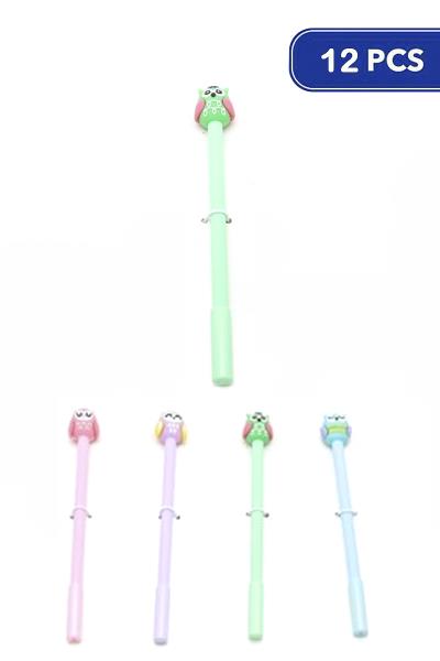 Owl Multi Color Pen (12 Units)