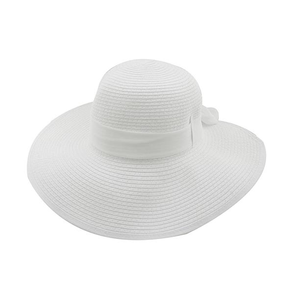 CHIC RIBBON STRAW SUN HAT