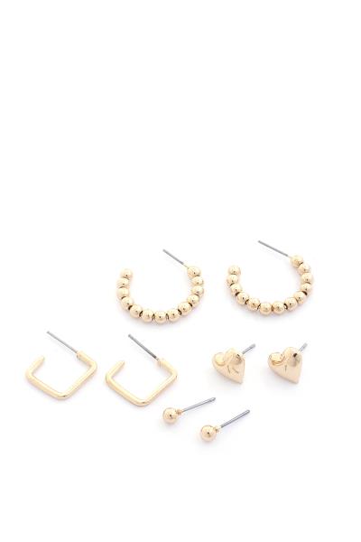 SODAJO Metal Earring Set