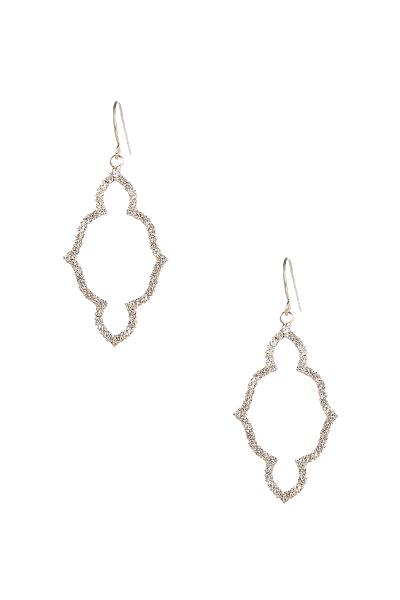 Stylish Odd Oval Shape Rhinestone Earring