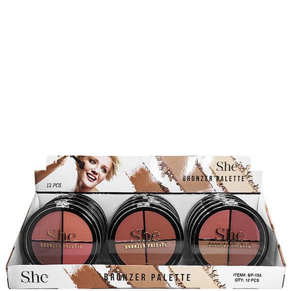 BRONZER PALETTE (12 UNITS)