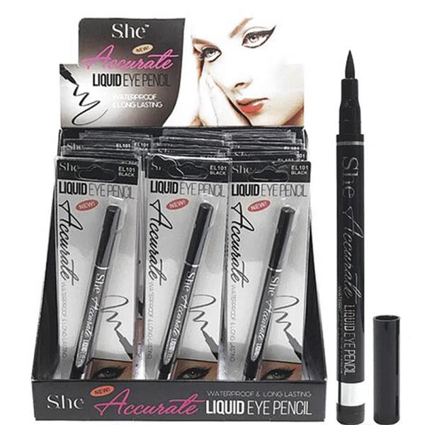 ACCURATE LIQUID EYE PENCIL 24 PCS