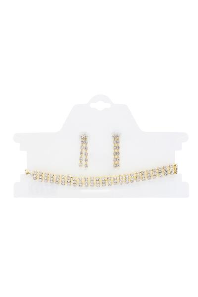 Rhinestone Choker Necklace