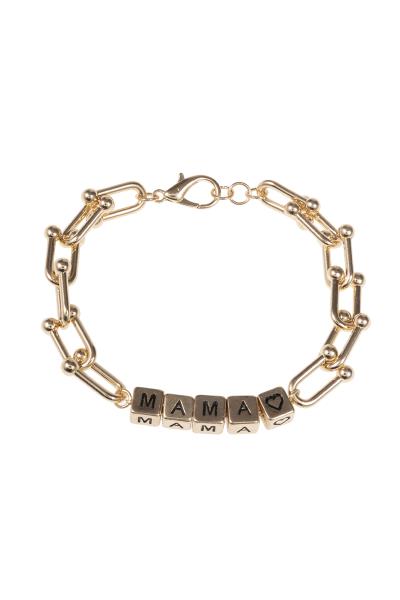 Metal U Chain Mama Love XOXO Letter Bracelet