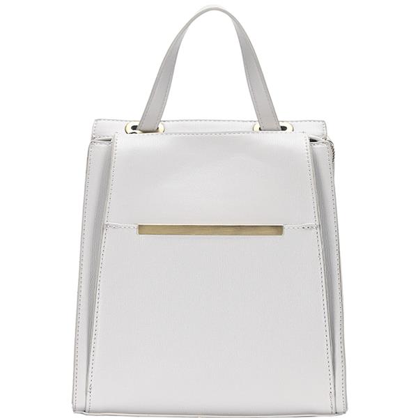 Smooth Plain Squared Design Backpack