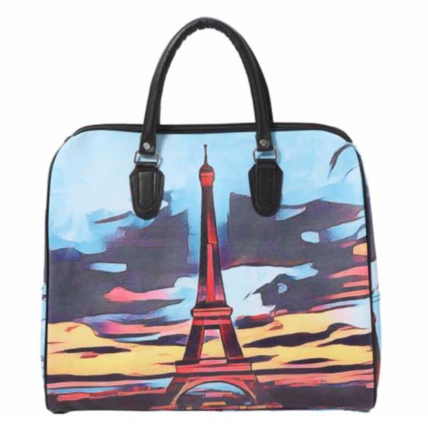 Sunflower Eiffel Top Print Tote Bag for Travel