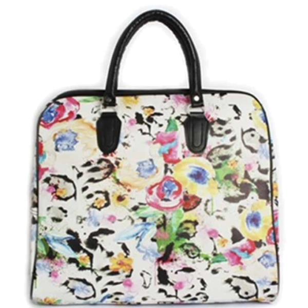 Flower Print Tote Bag for Travel