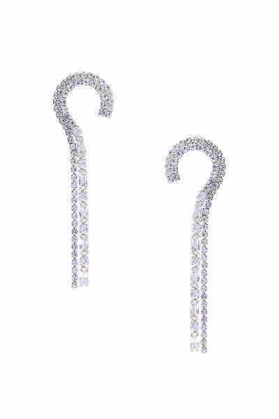 Rhinestone Drop Earring