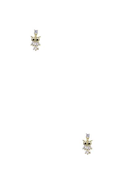 Crystal Owl Cute Stud Earring