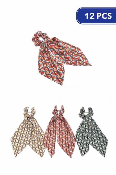 Hair Scrunchies Tassel (12 Units)