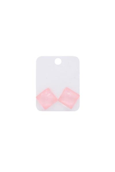 Square Resin Post Earring