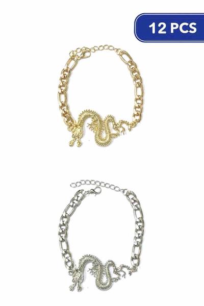 Metal Dragon Bracelet (12 Units)