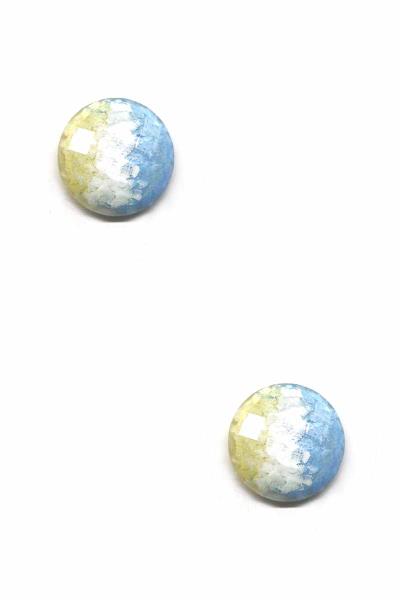 Crystal Round Stud Earring