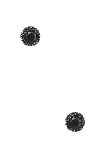 Cubic Zirconia Round Stud Earring
