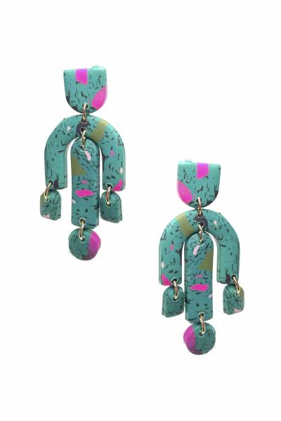 Clay Multi Style Dangle Earring