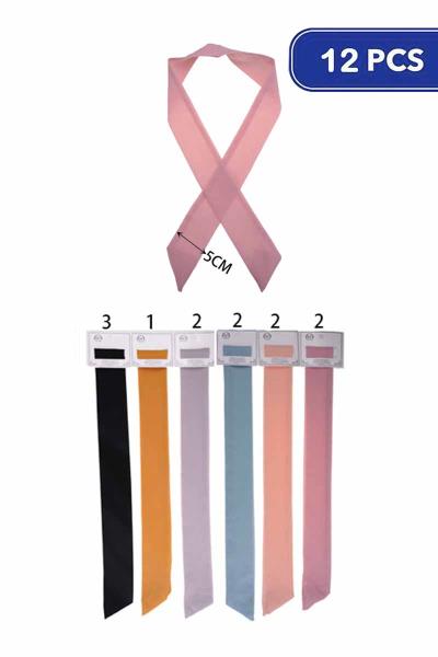 Basic Long Thin Scarf (12 Units)