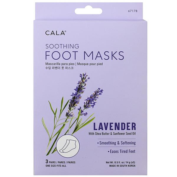 Soothing Foot Mask Lavender (3 Pairs)