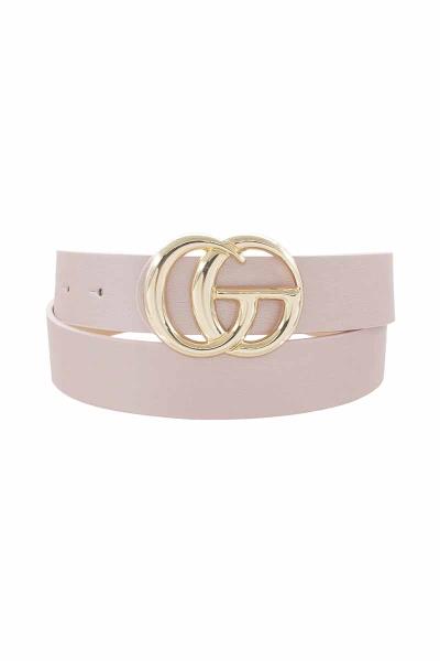 PASTEL COLOR METAL BUCKLE BELT