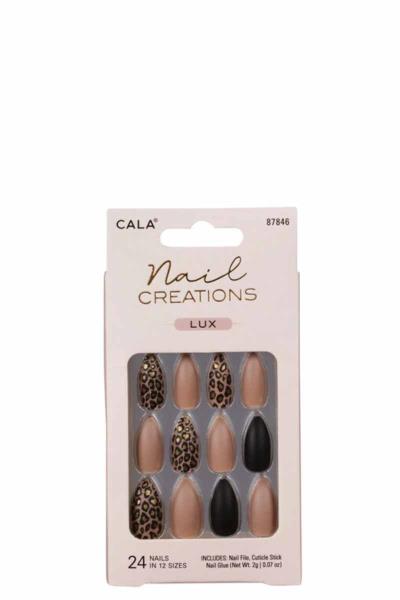 Nail Creations Lux Stiletto Cheetah