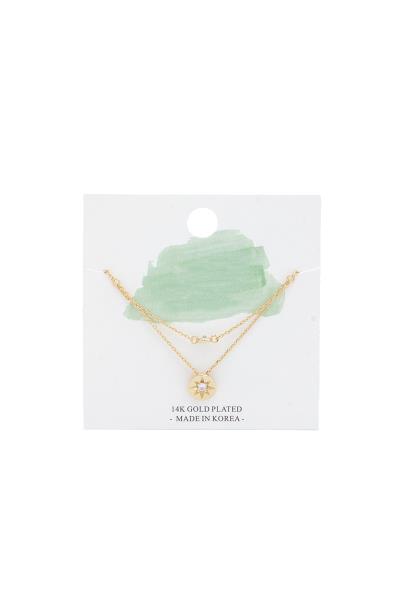 Star Coin Layered Necklace