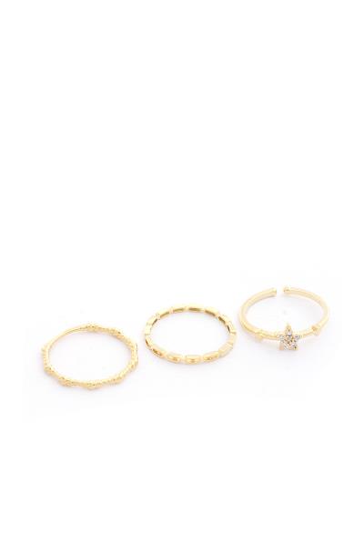 Star Metal Ring Set