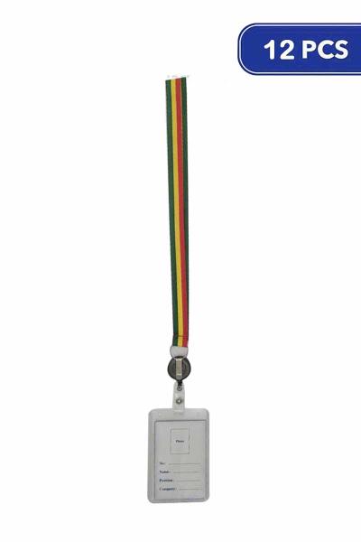 Jamaica Color Name Badge Holder (12 Units)