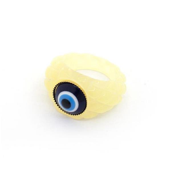 SODAJO Evil Eye Resin Ring