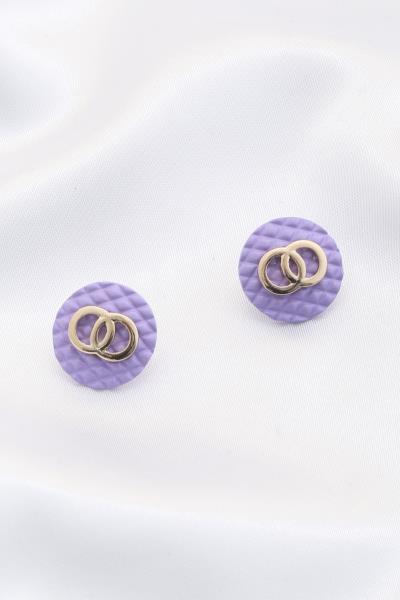 Double Circle Link Earring