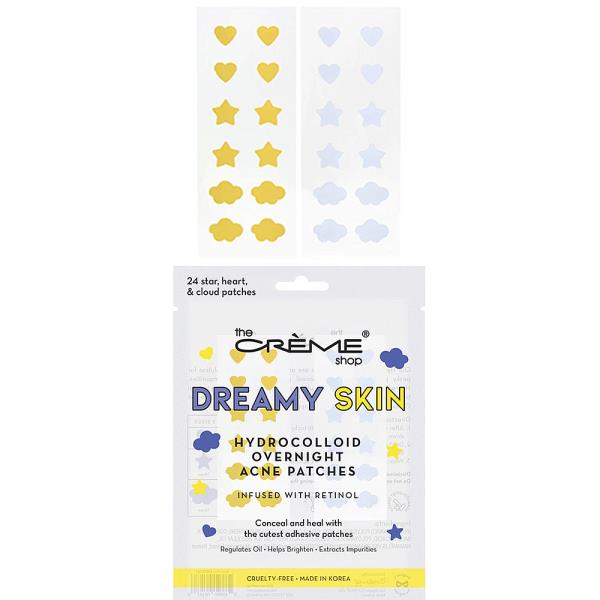 THE CREME SHOP DREAMY SKIN HYDROCOLLOID DARK SPOT ACNE PATCHES 6 PC SET